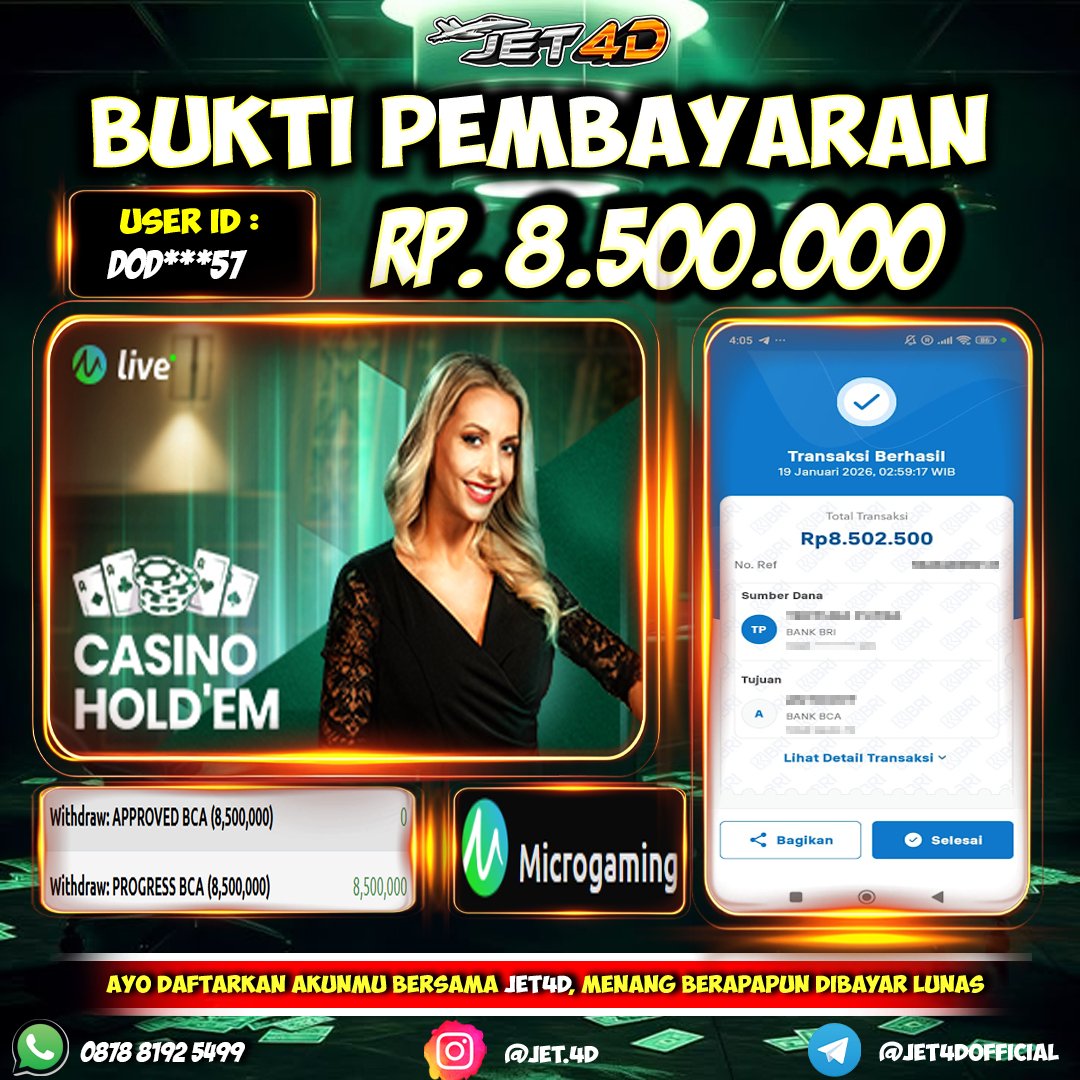 JET4D LIVE CASINO HOLD'EM