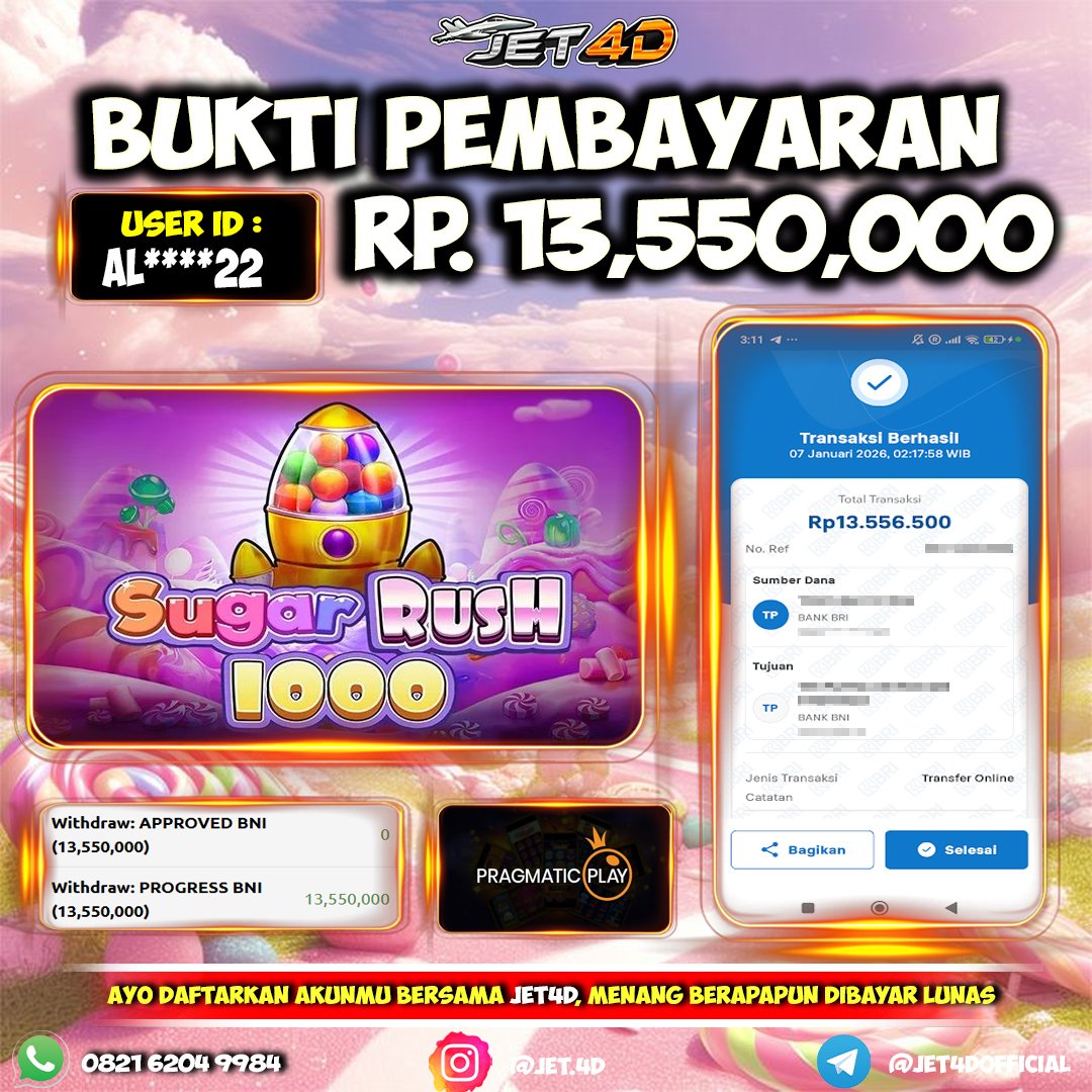 JET4D SUGAR RUSH 1000