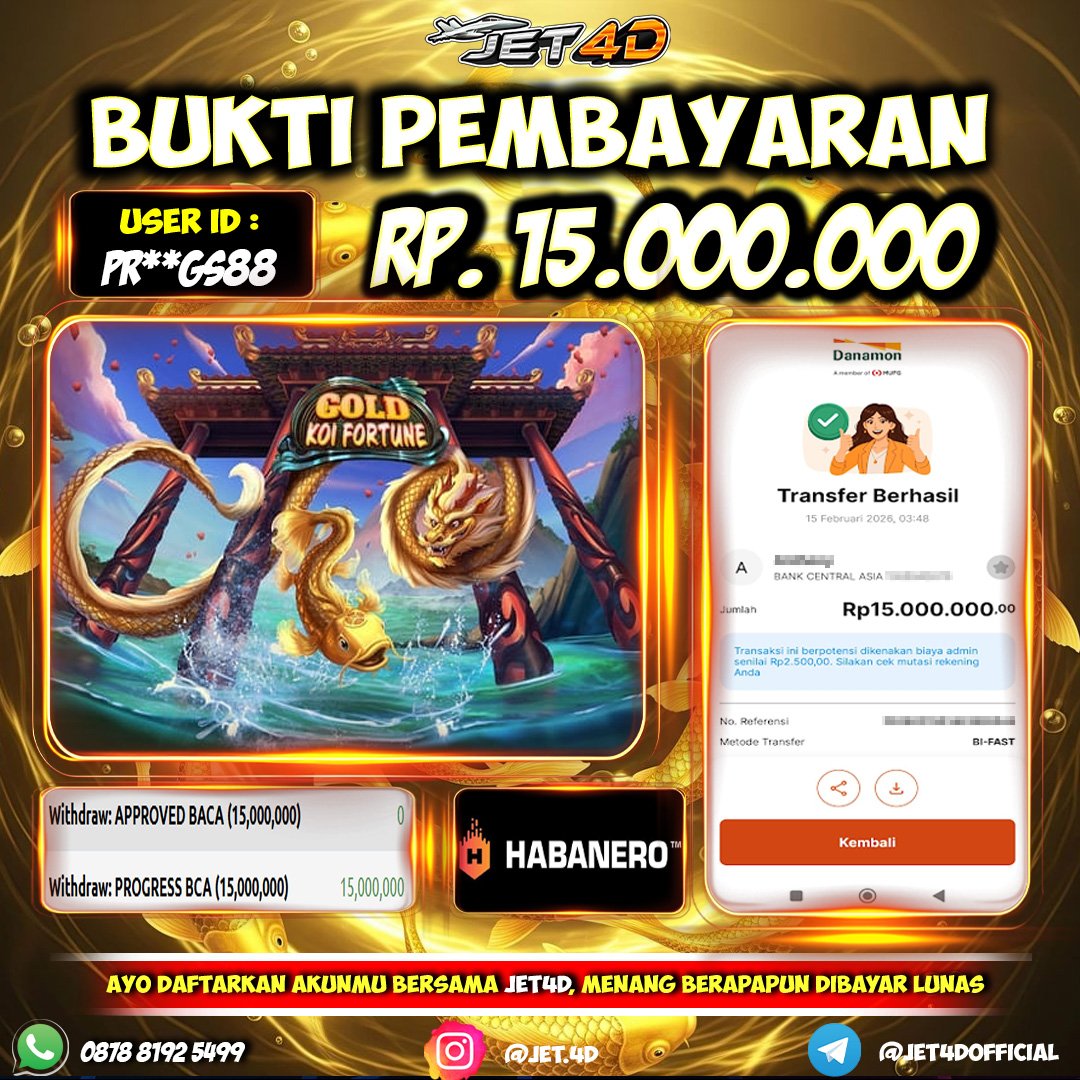 JET4D GOLD KOI FORTUNE