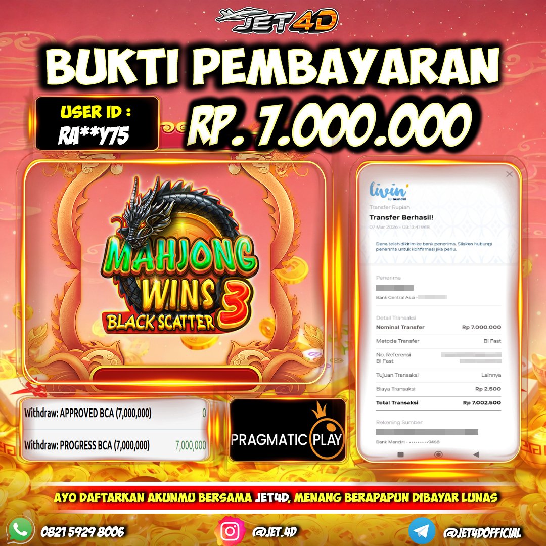 JET4D MAHJONG BLACK SCATTER