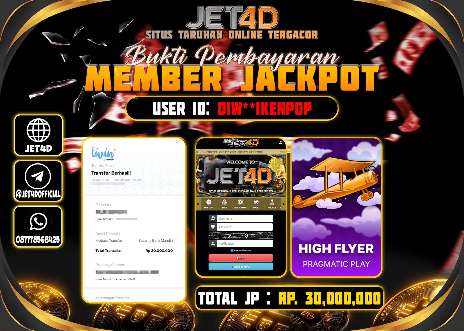 JET4D CASINO HIGH FLYER