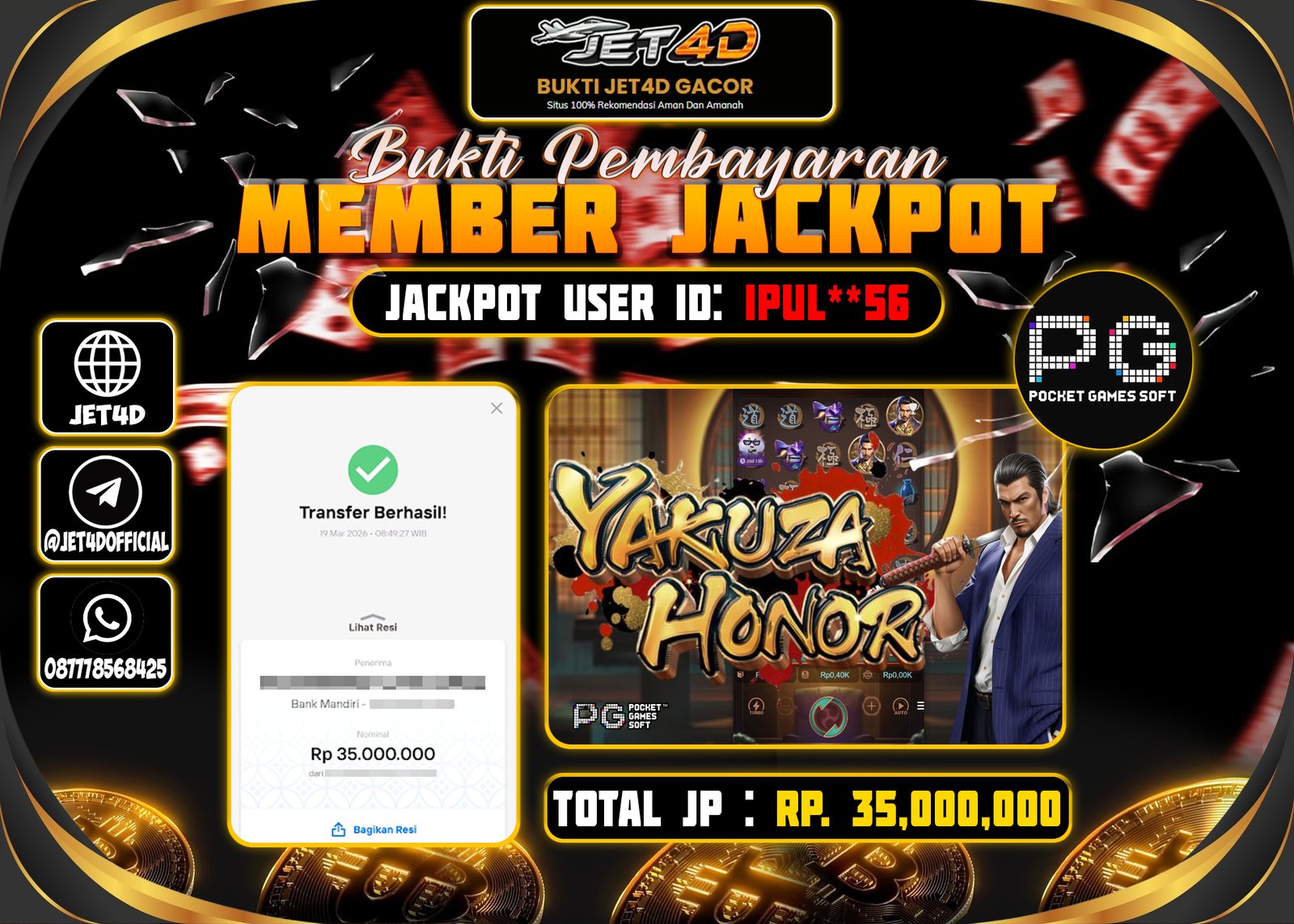 JET4D SLOT YAKUZA HONOR