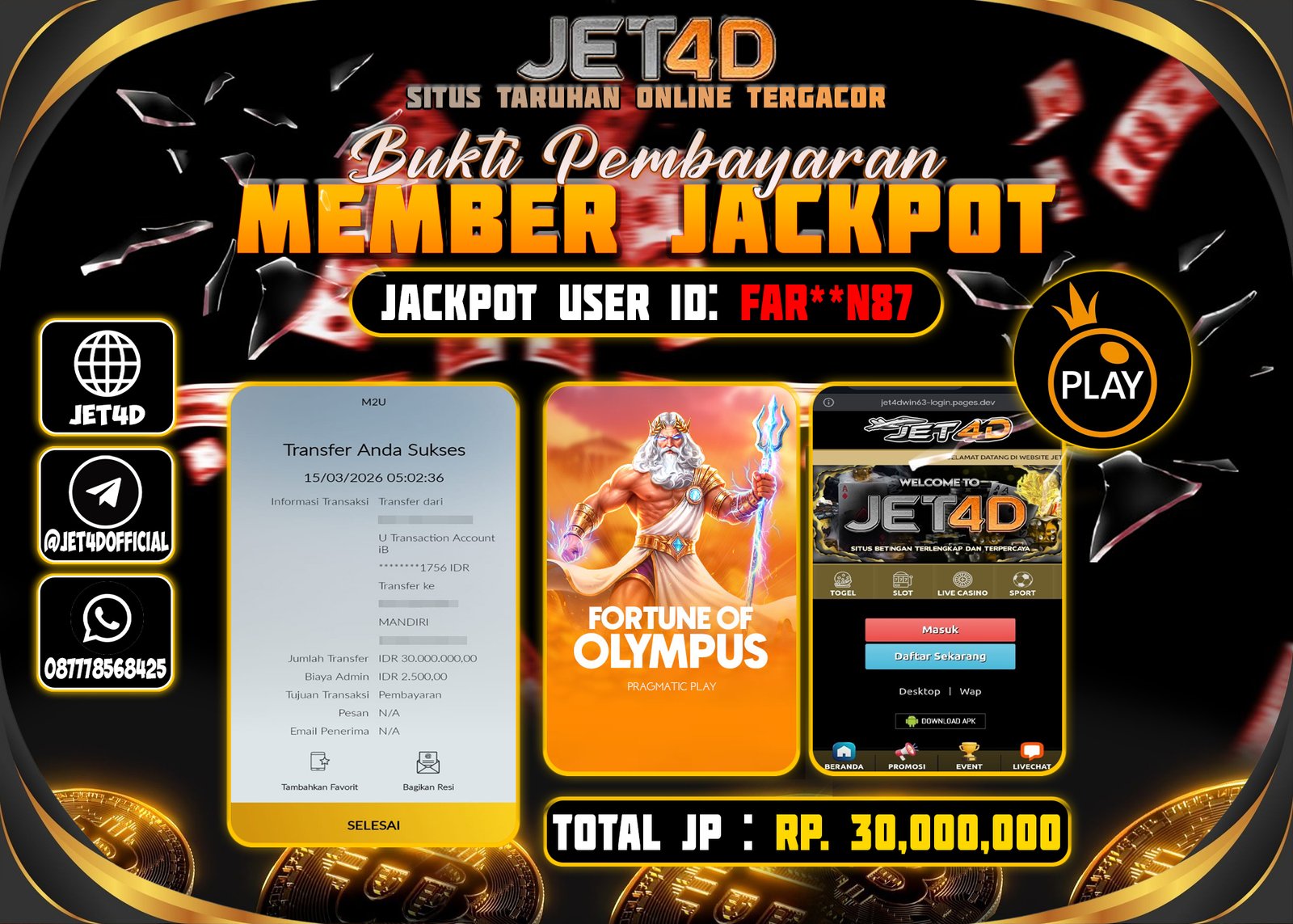 JET4D FORTUNE OF OLYMPUS