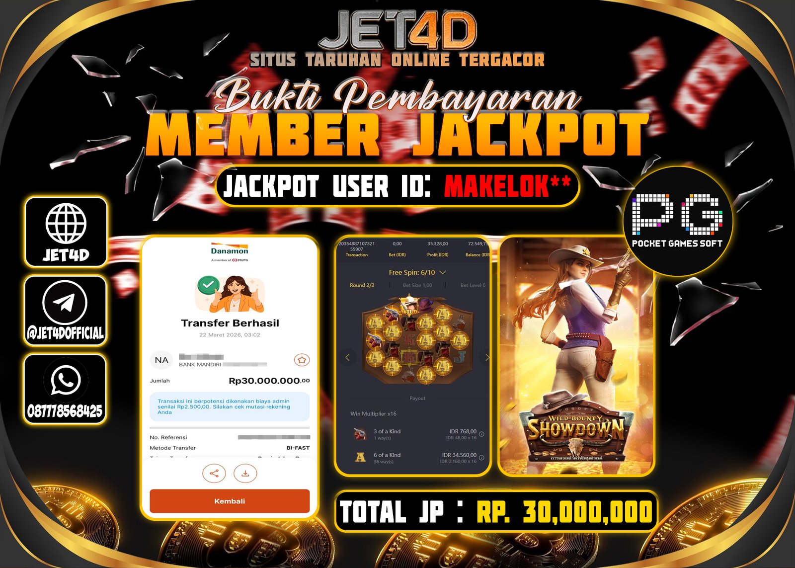 JET4D WILD BOUNTY SHOWDOWN