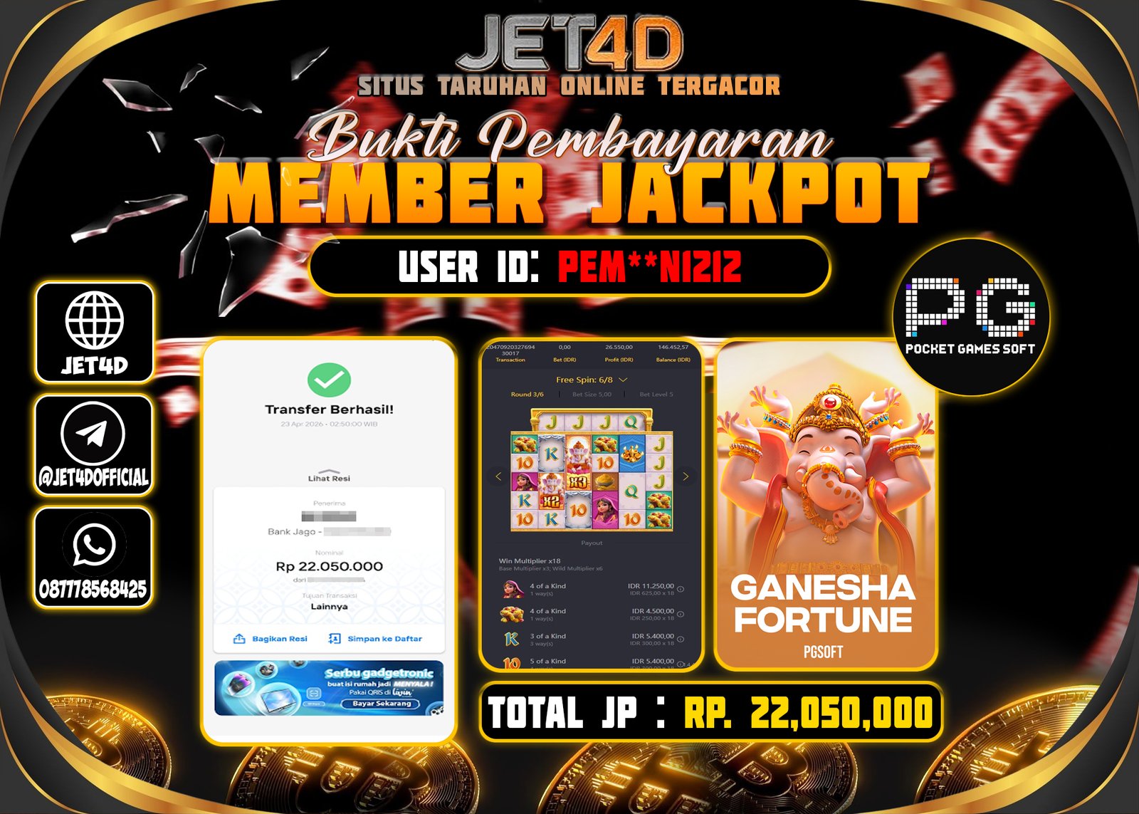 JET4D GANESHA FORTUNE