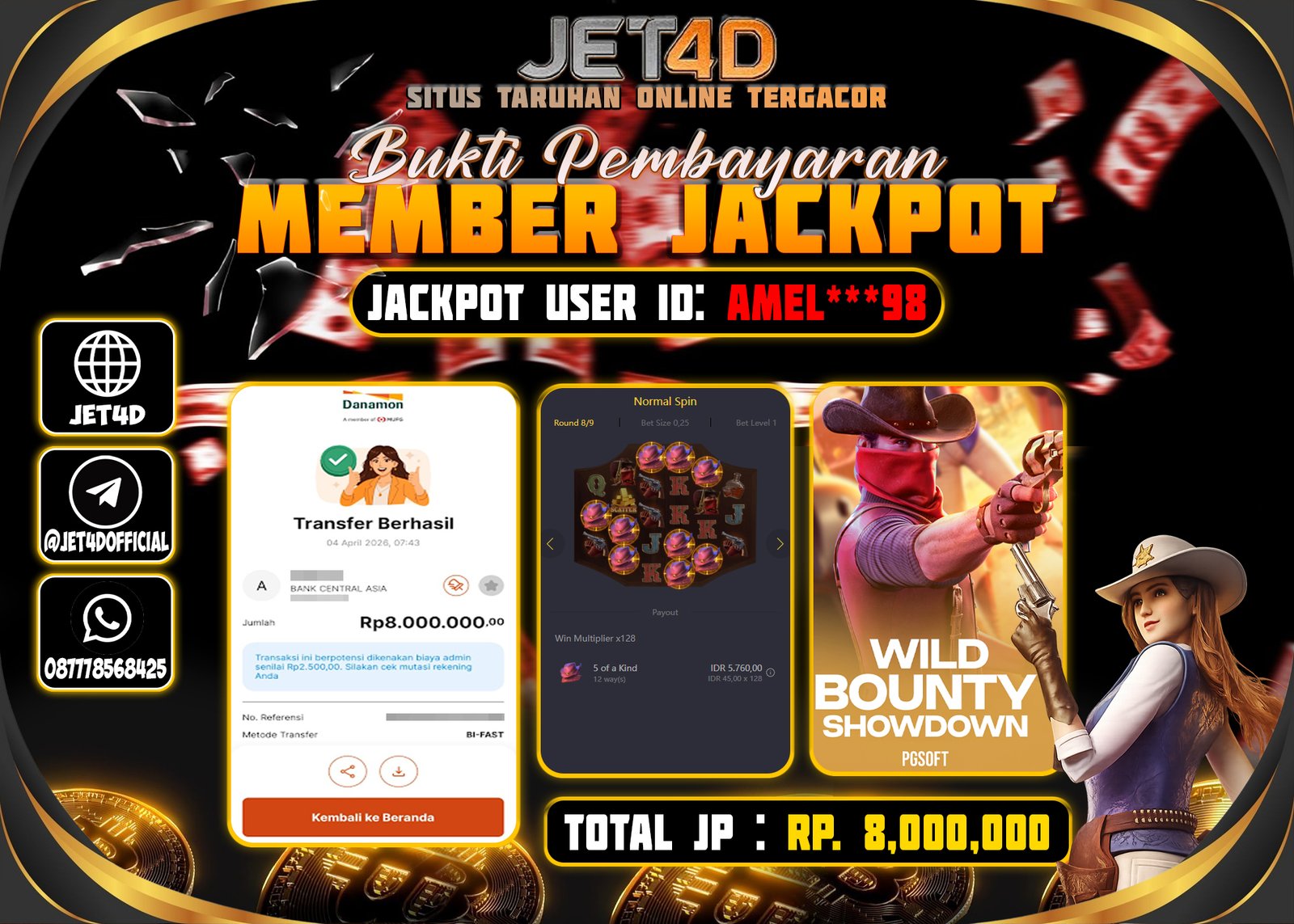 JET4D WILD BOUNTY SHOWDOWN