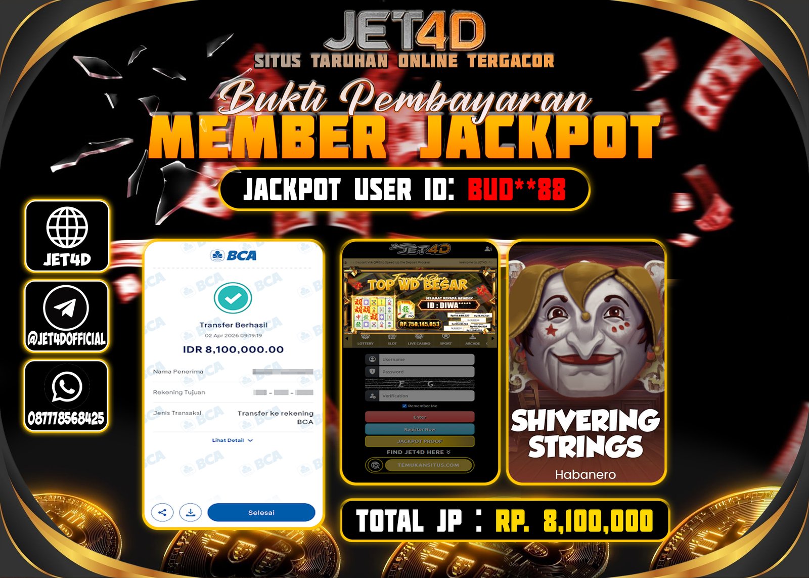 JET4D SHIVERING STRINGS