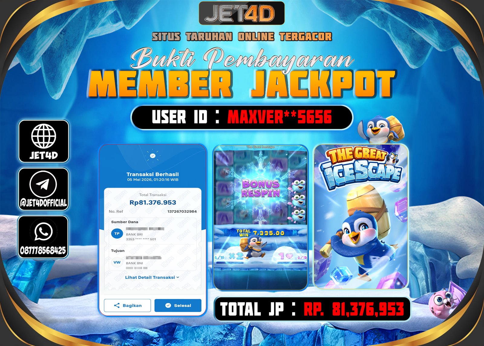 JET4D THE GREAT ICESPEACE