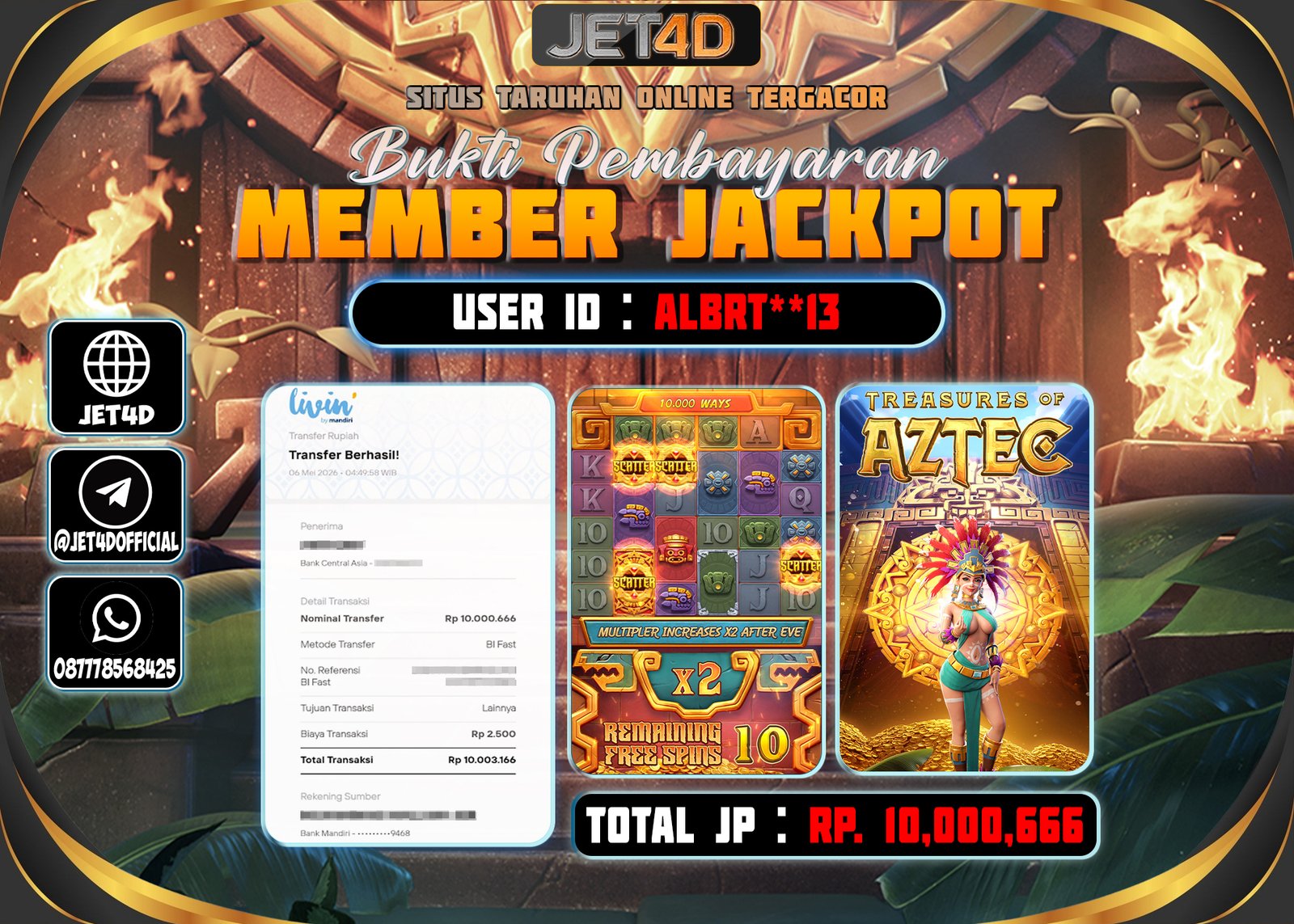 JET4D TREASURES OF AZTEC