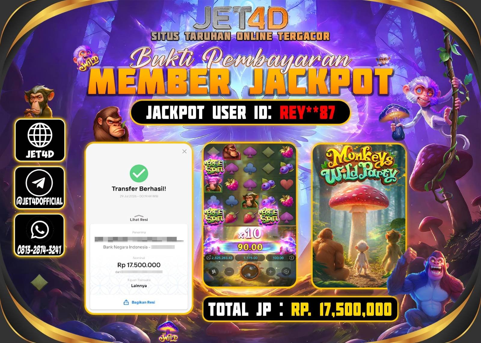 JET4D MONKEY WILD PARTY