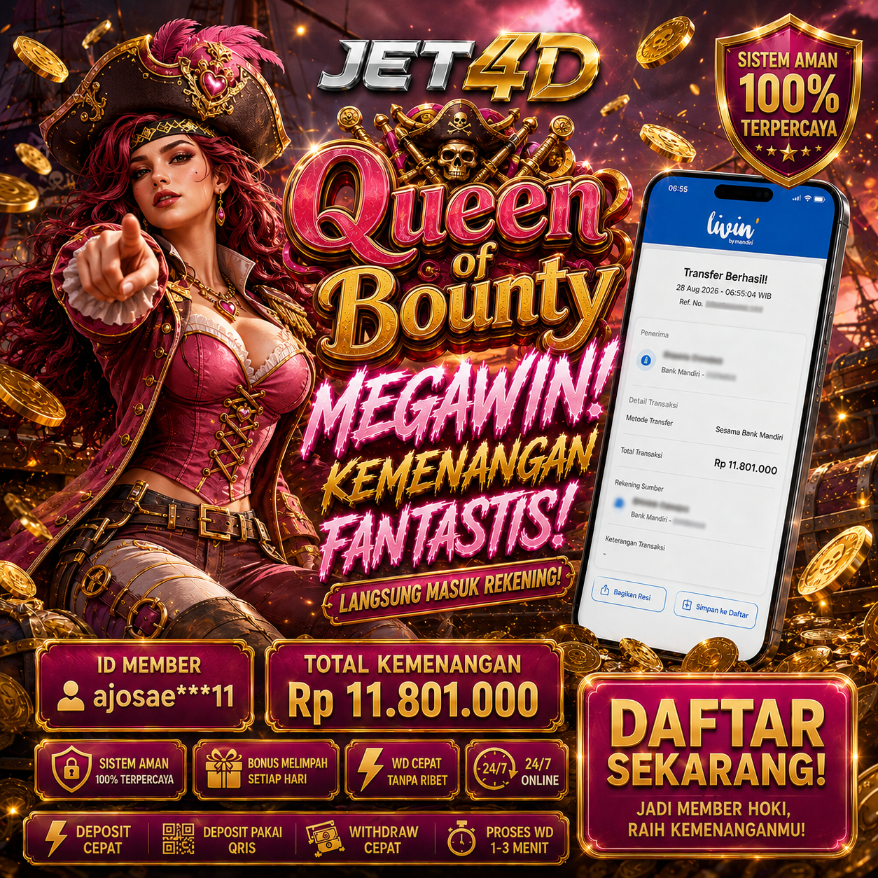JET4D QUEEN OF BOUNTY