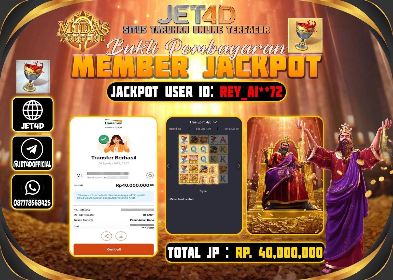 JET4D MIDAS FORTUNE