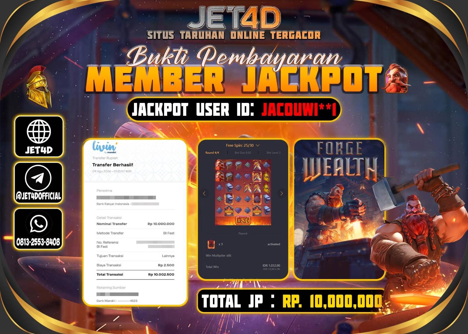 JET4D FORGE OF WEALTH