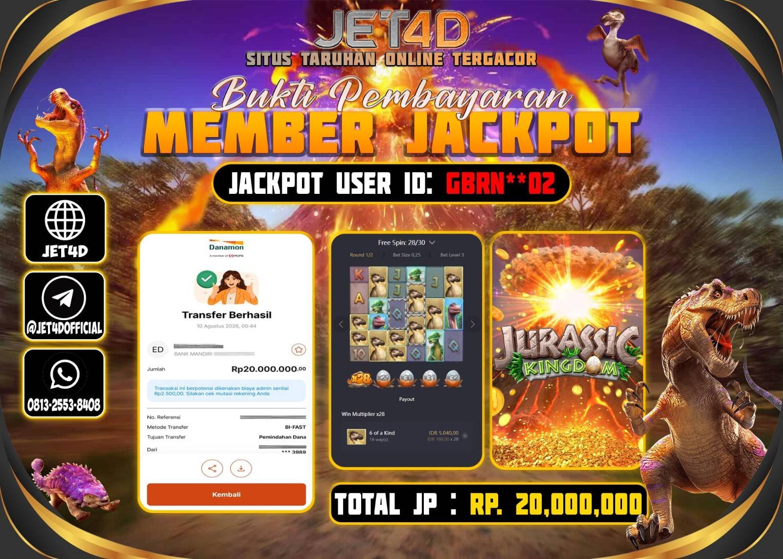 JET4D JURASSIC KINGDOM