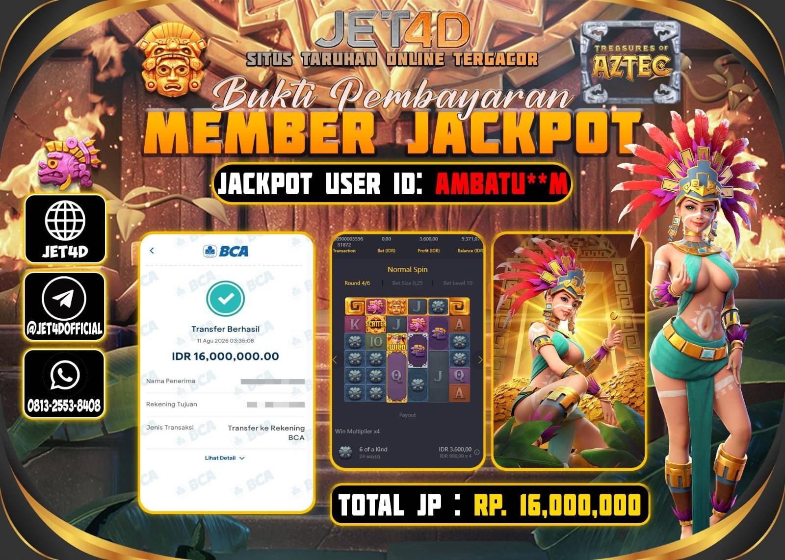 JET4D TREASURE OF AZTEC