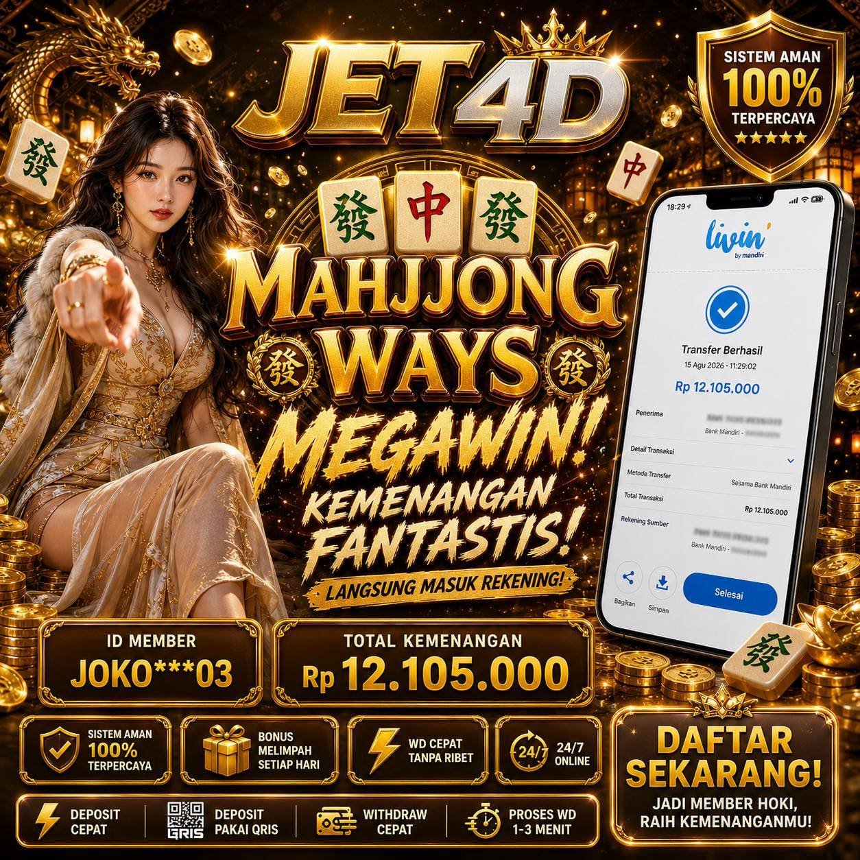 JET4D MAHJONG WAYS