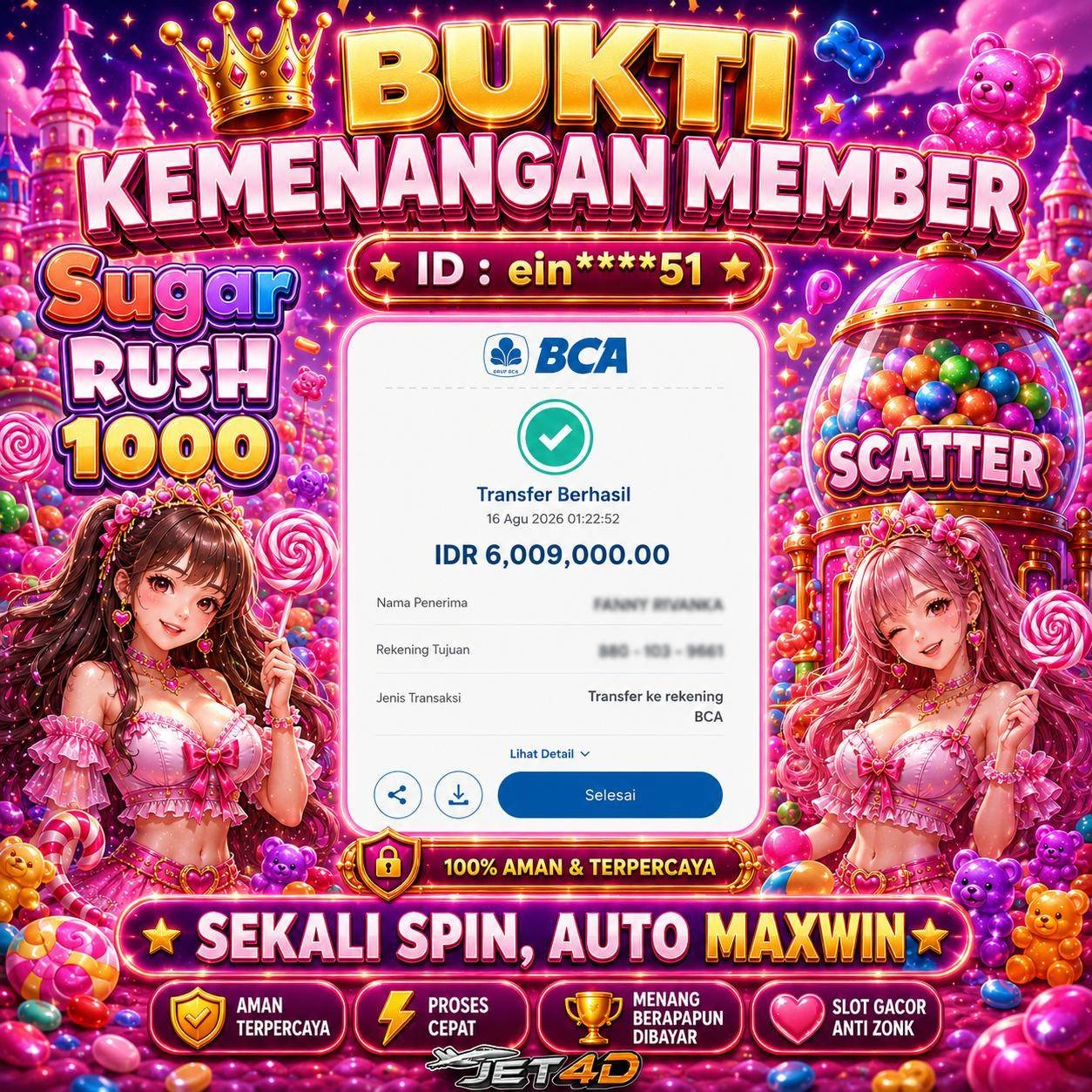 JET4D SUGAR RUSH 1000