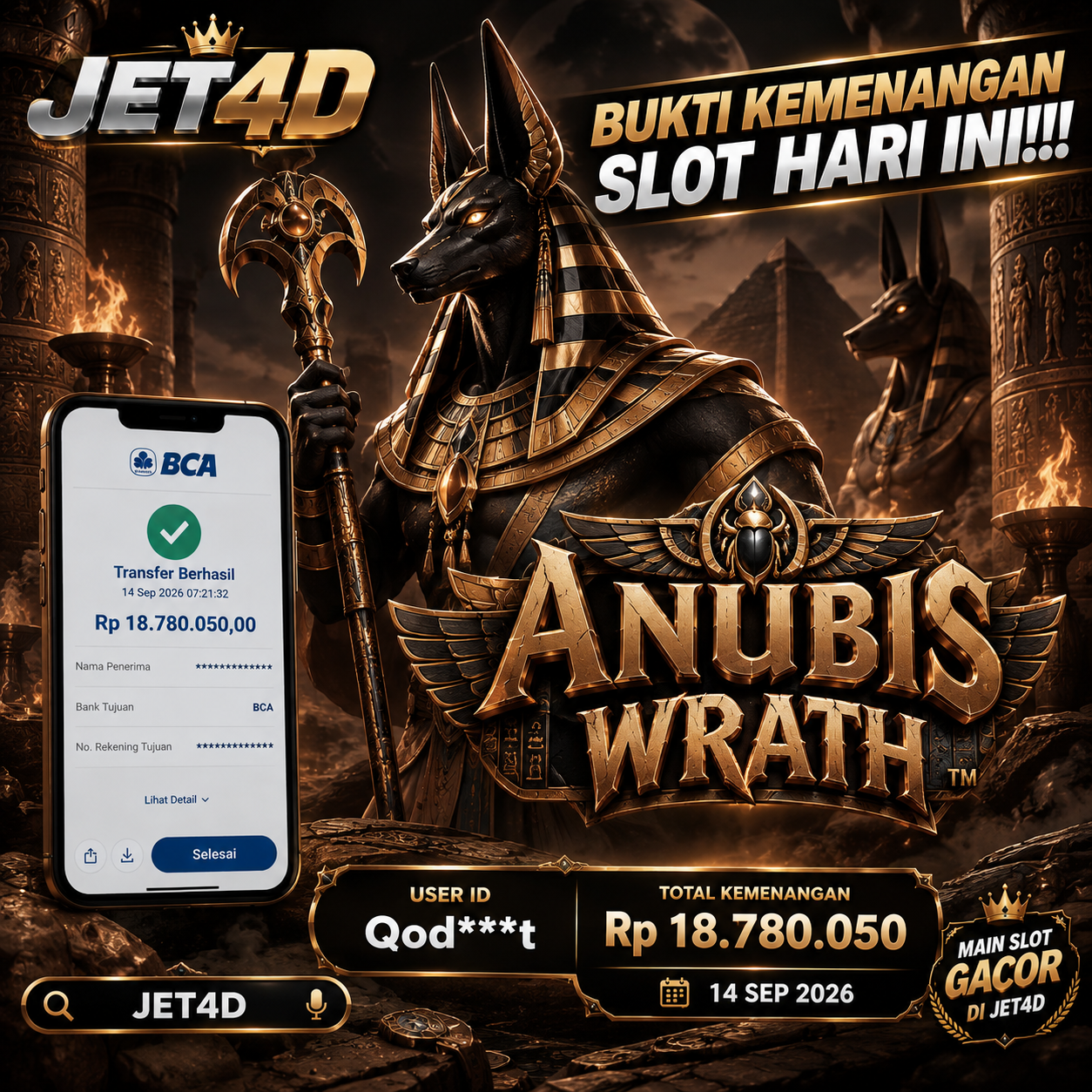 JET4D ANUBIS WRATH